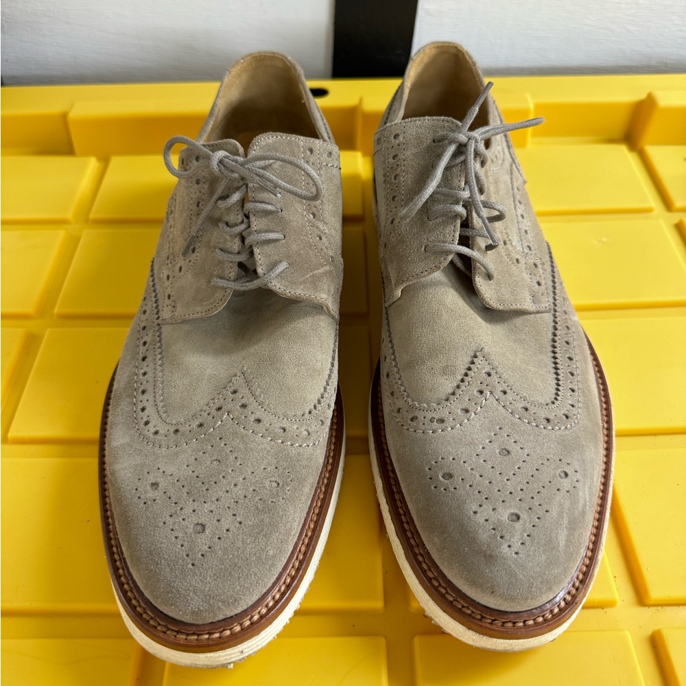 Johnston & Murphy Men’s Suede Oxford Size 10 Made in Italy